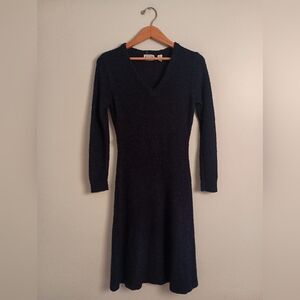 80's Foxmoor- Soft Royal Blue A-line Dress- Size M